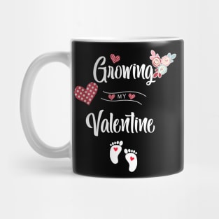 growing my valentine shirt red Love Wife Boy Girl Mug